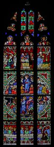 Vetrata raffigurante la finestra di San Giovanni da French School